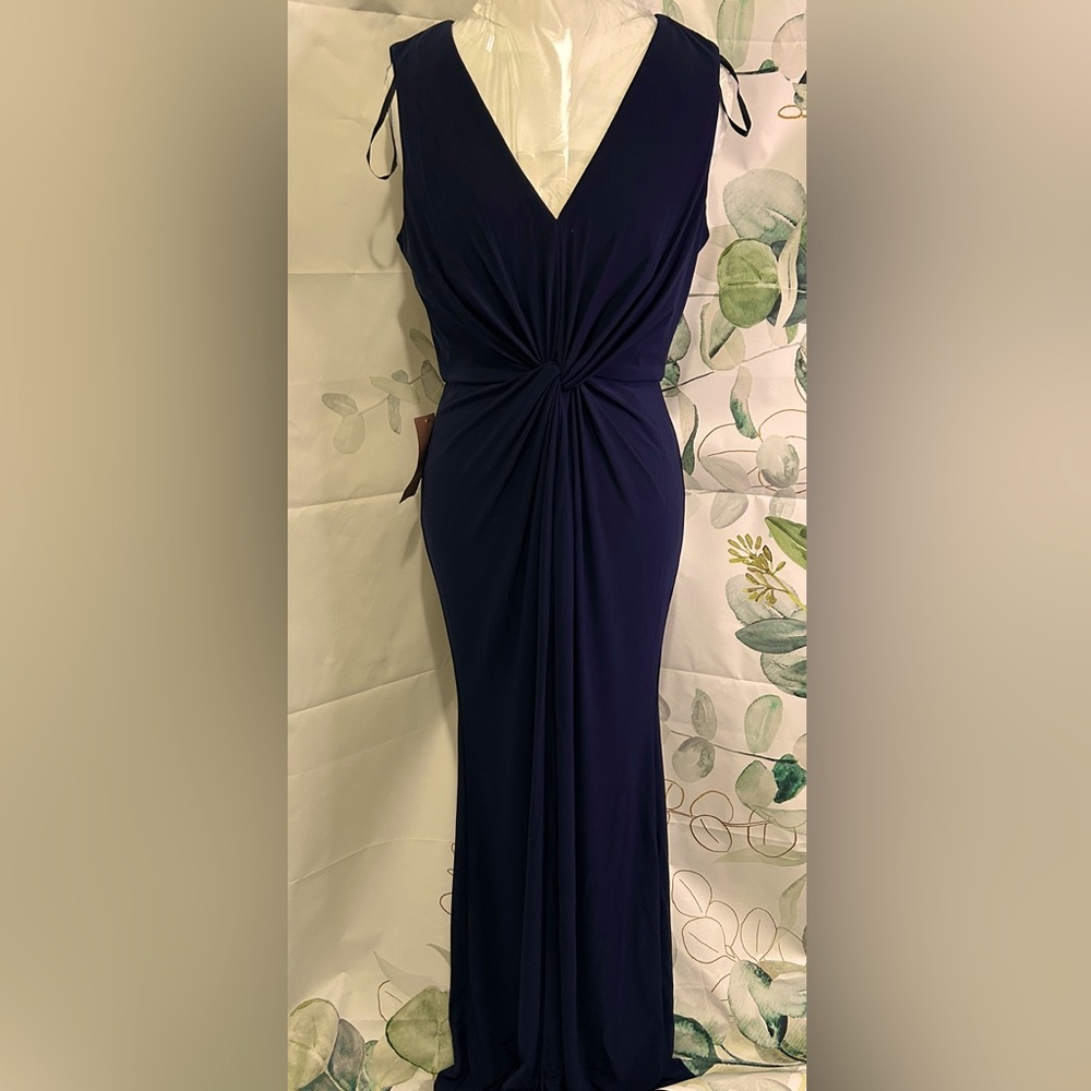 Anthropologie x BHLDN Maxi Dress in Navy Blue size 12